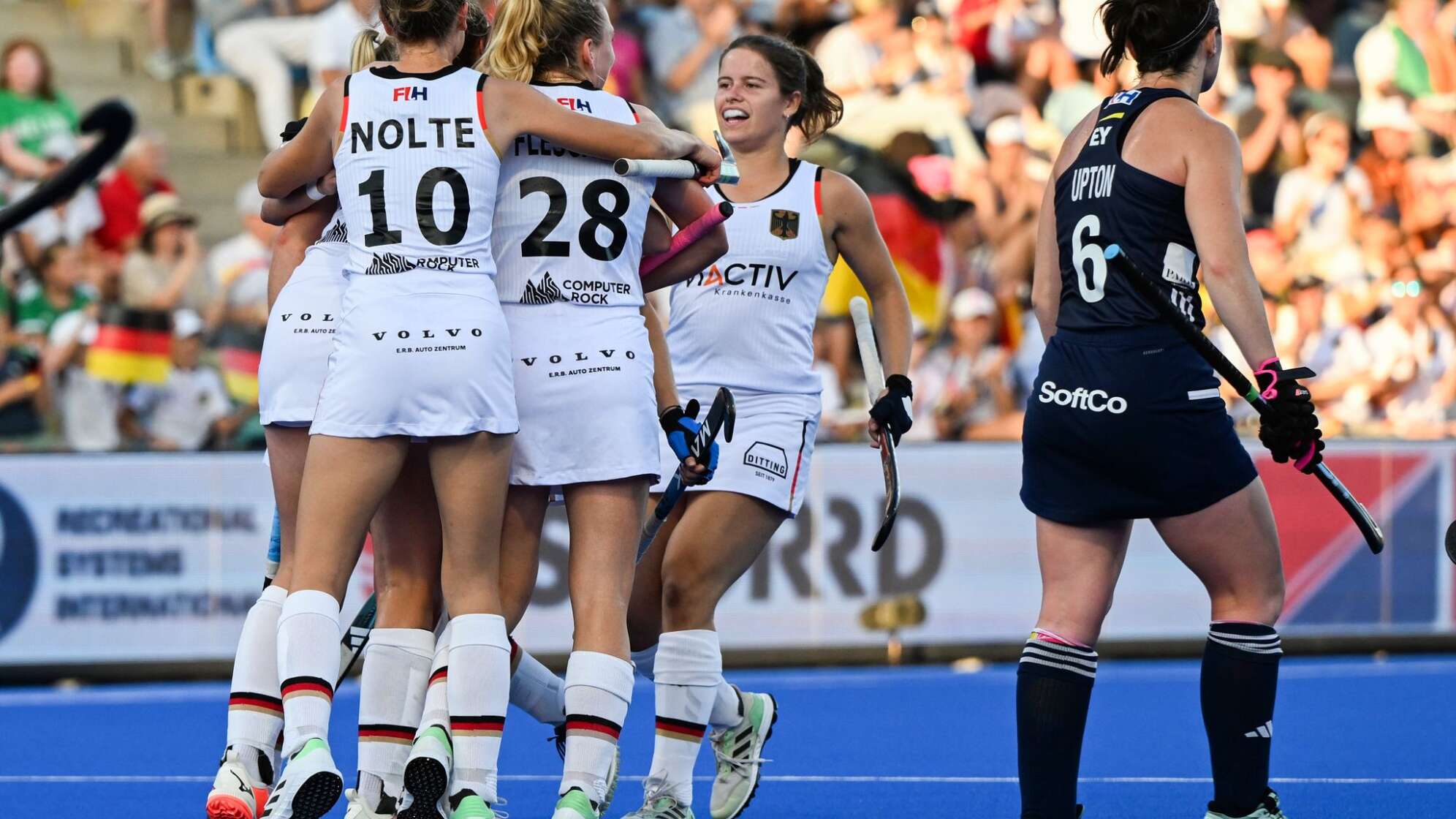 Deutsche HockeyDamen stürmen ins Halbfinale gegen Belgien