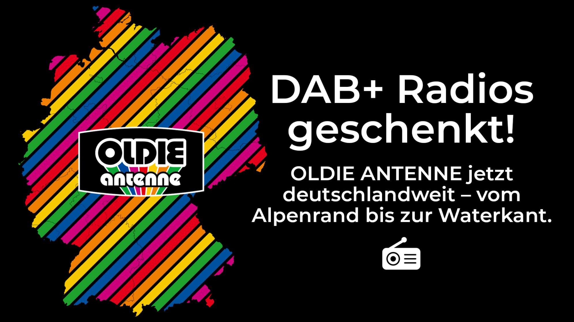 OLDIE ANTENNE: DAB+ Radios geschenkt