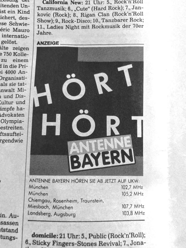 ANTENNE BAYERN Zeitung