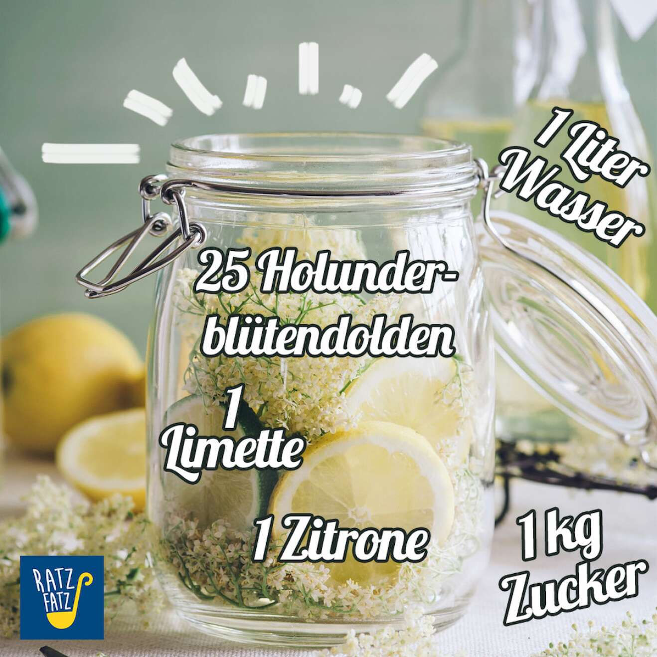 Holundersirup Rezept