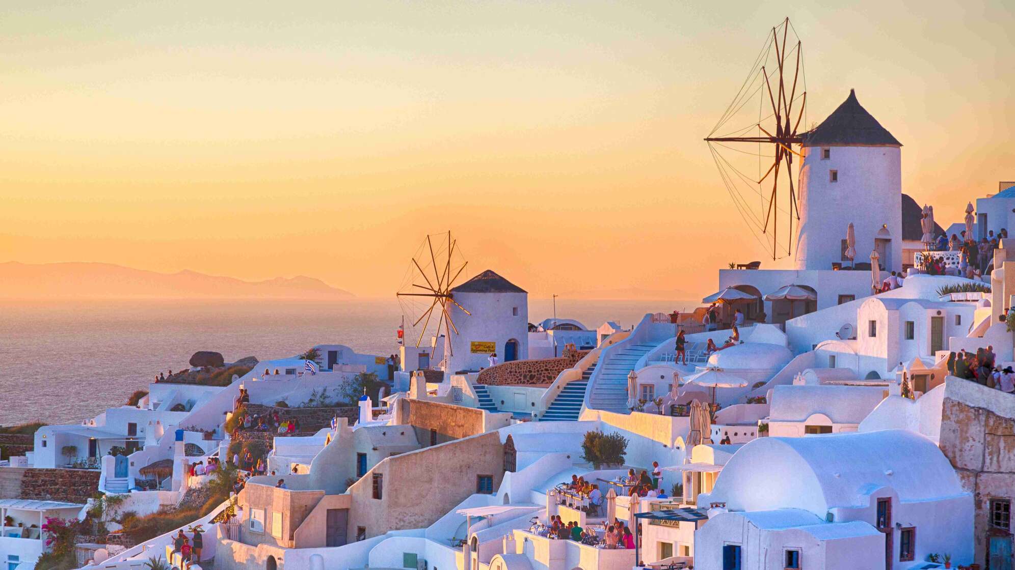 Griechenland Sonnenuntergang