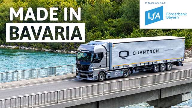 Quantron: 44 Tonnen schwerer Klimaschützer: Wasserstoff-Lkw made in Schwaben
