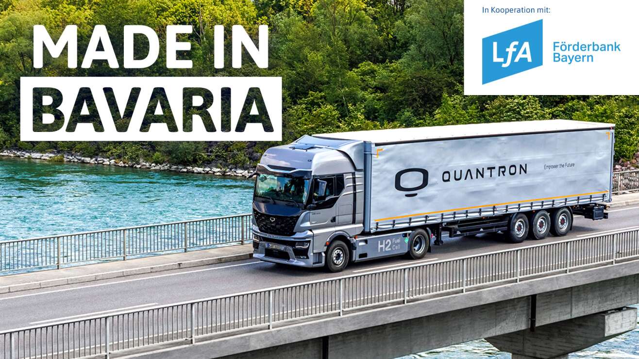 Quantron: 44 Tonnen schwerer Klimaschützer: Wasserstoff-Lkw made in Schwaben