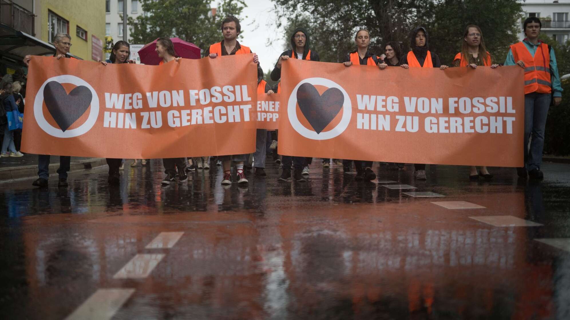 Protestmarsch "Letzte Generation" in  Berlin