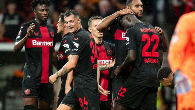 4:0 gegen Häcken: Bayer zaubert auch in der Europa League