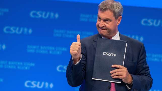 Söder mit persönlichem Rekord als CSU-Chef bestätigt