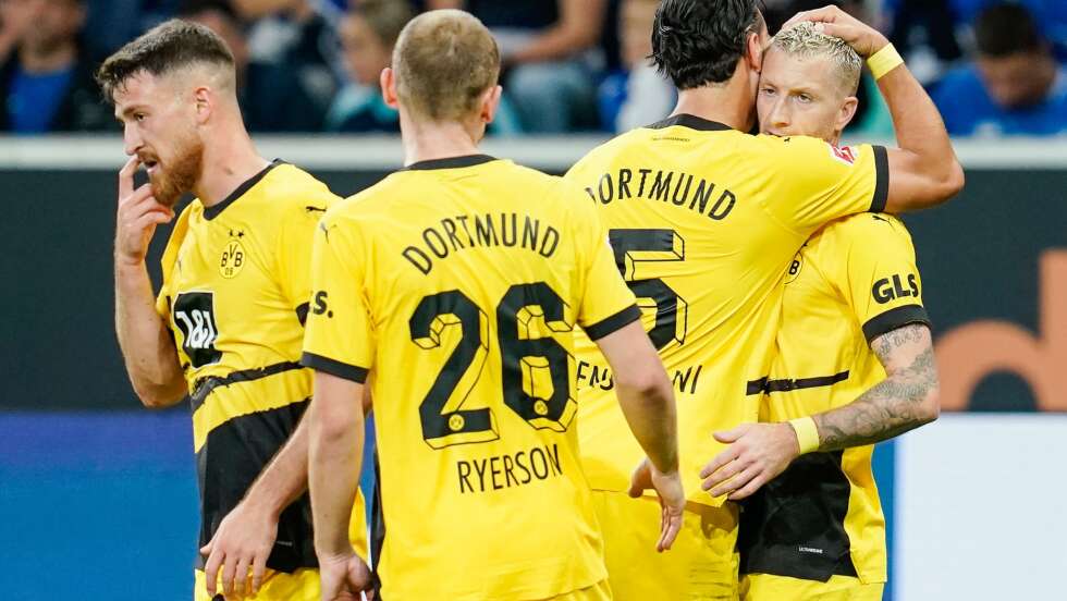 Dortmund nach 3:1 bei Hoffenheim Spitzenreiter