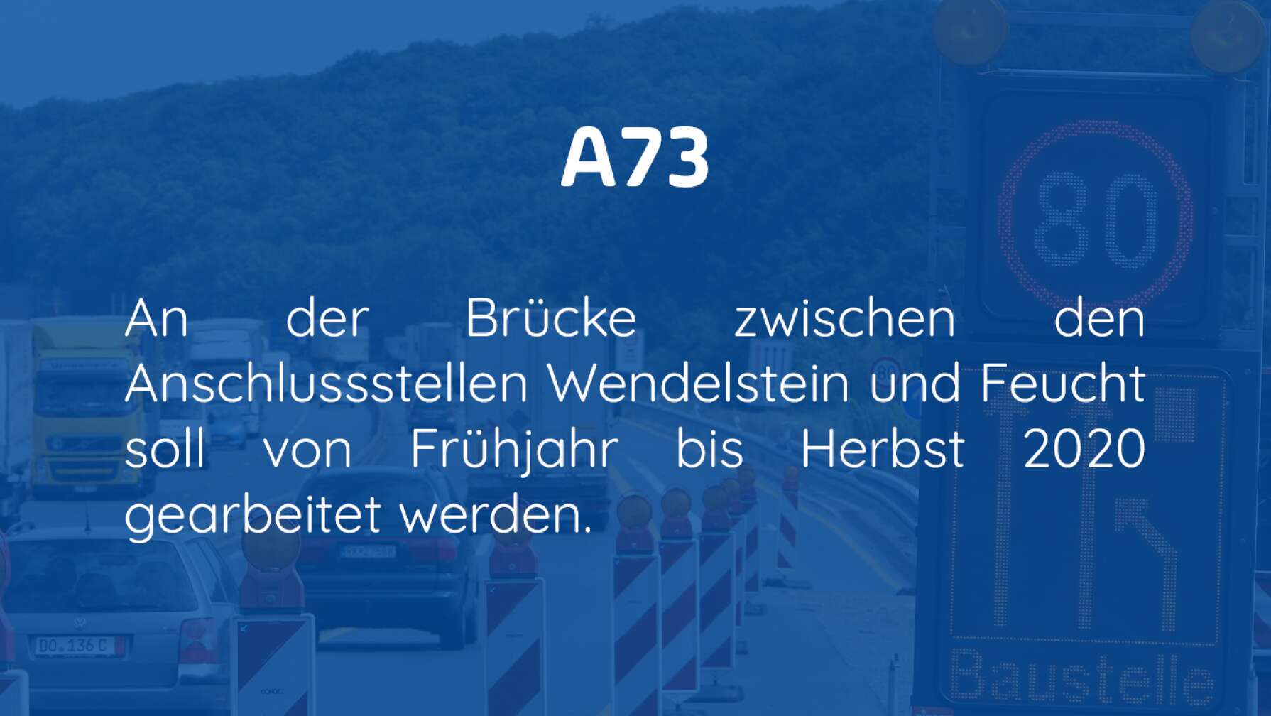 Baustellen in Bayern
