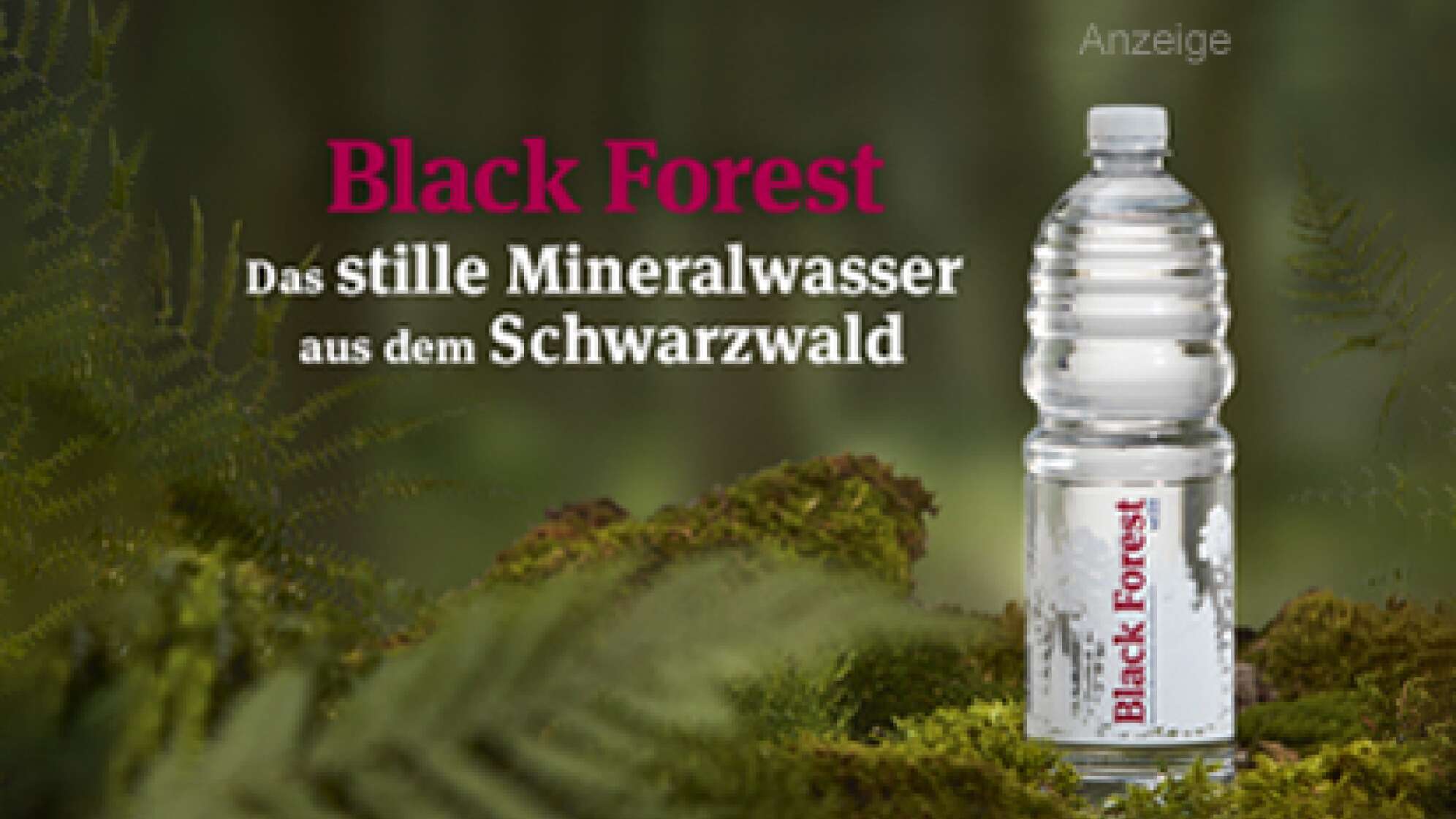 Black Forest still: Das Mineralwasser ohne Kohlensäure