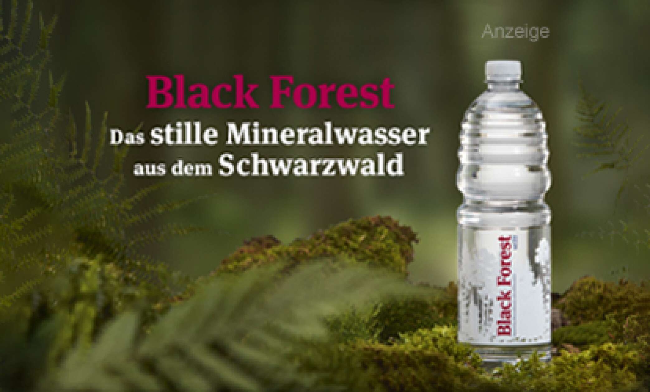 Black Forest still Das Mineralwasser ohne Kohlensäure
