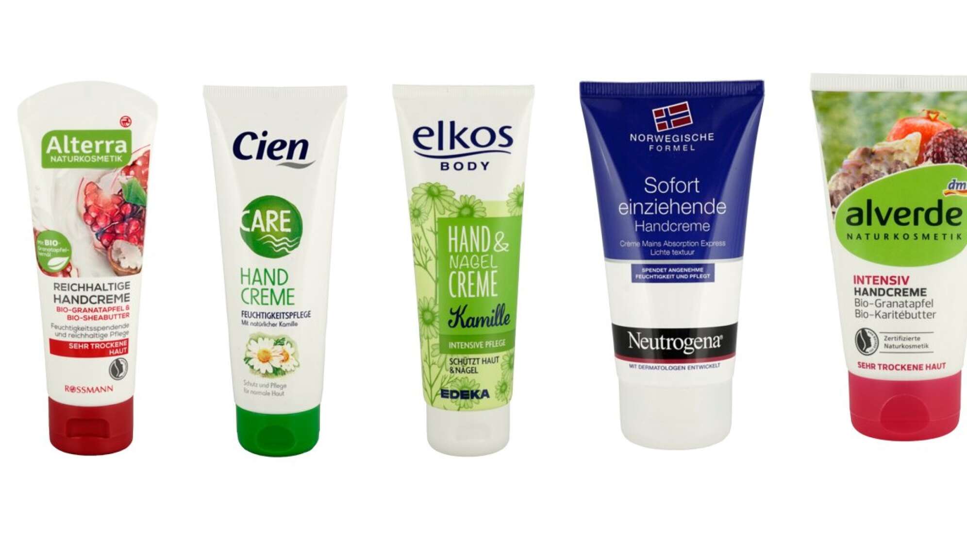 Handcremes im Vergleich