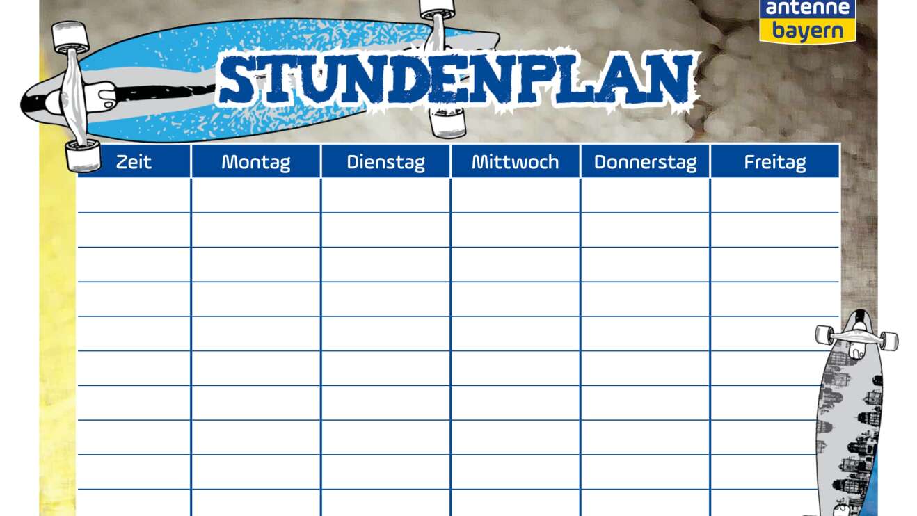 Stundenplan Longboard