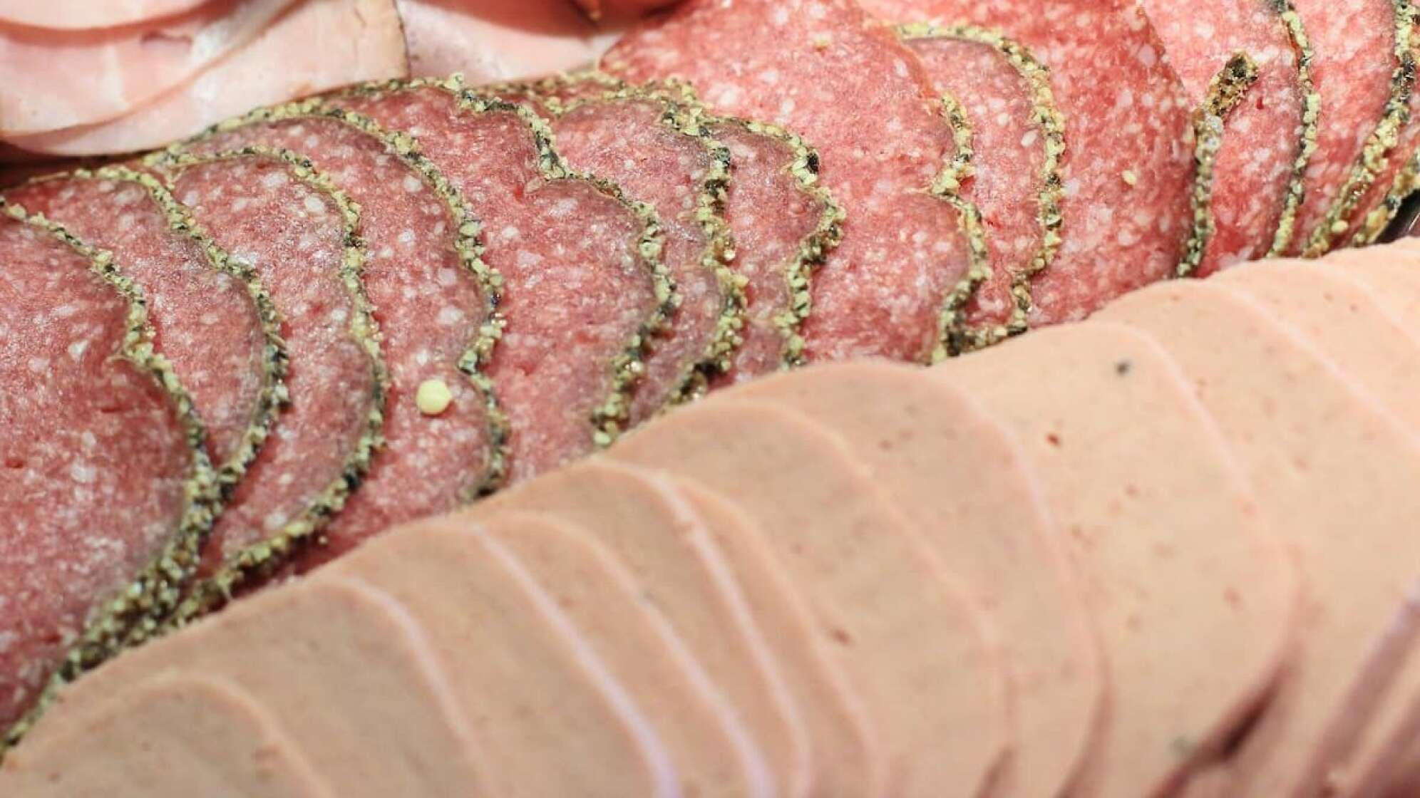 Verschiedene Sorten Wurst