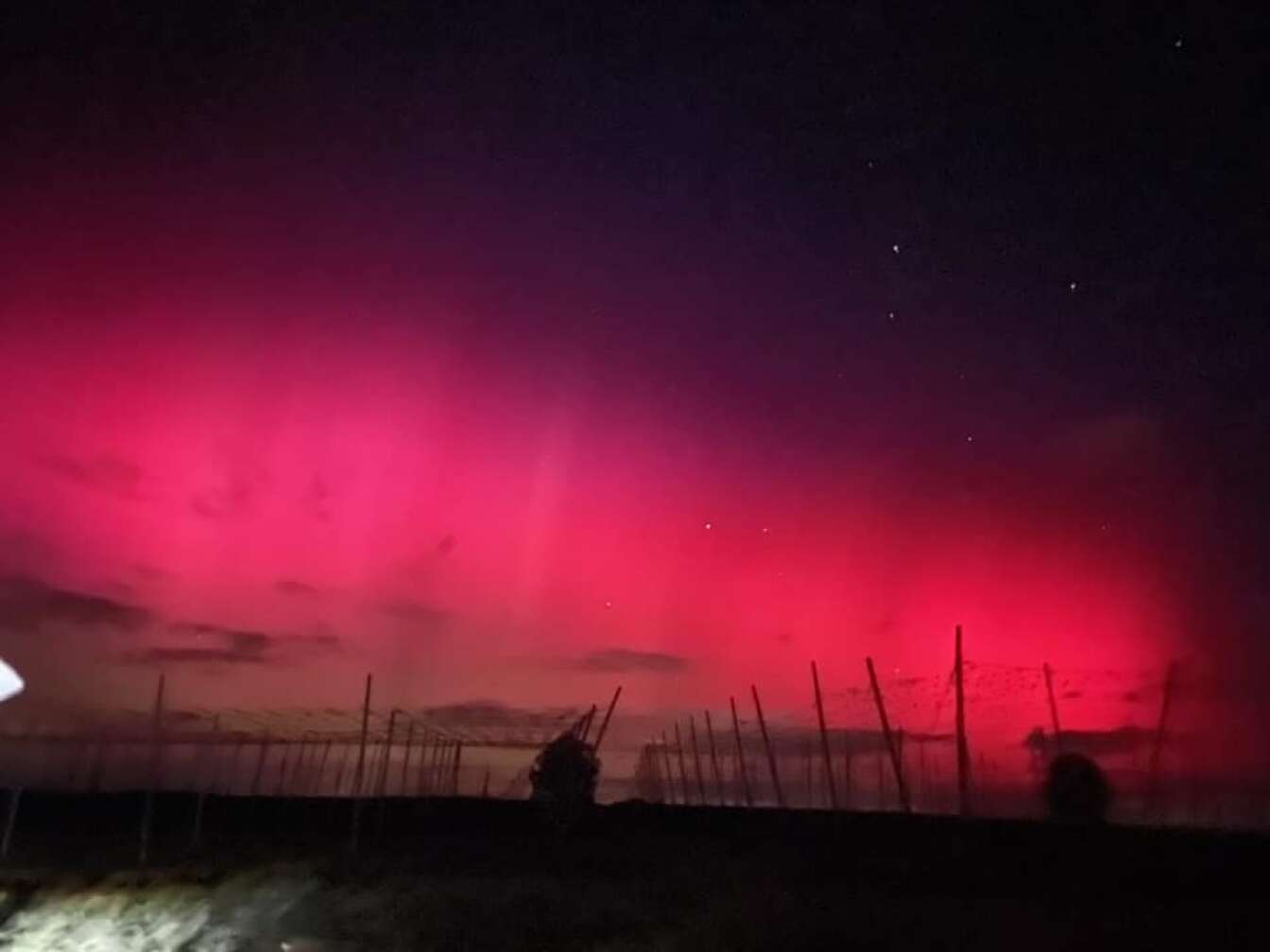 Polarlichter in Bayern