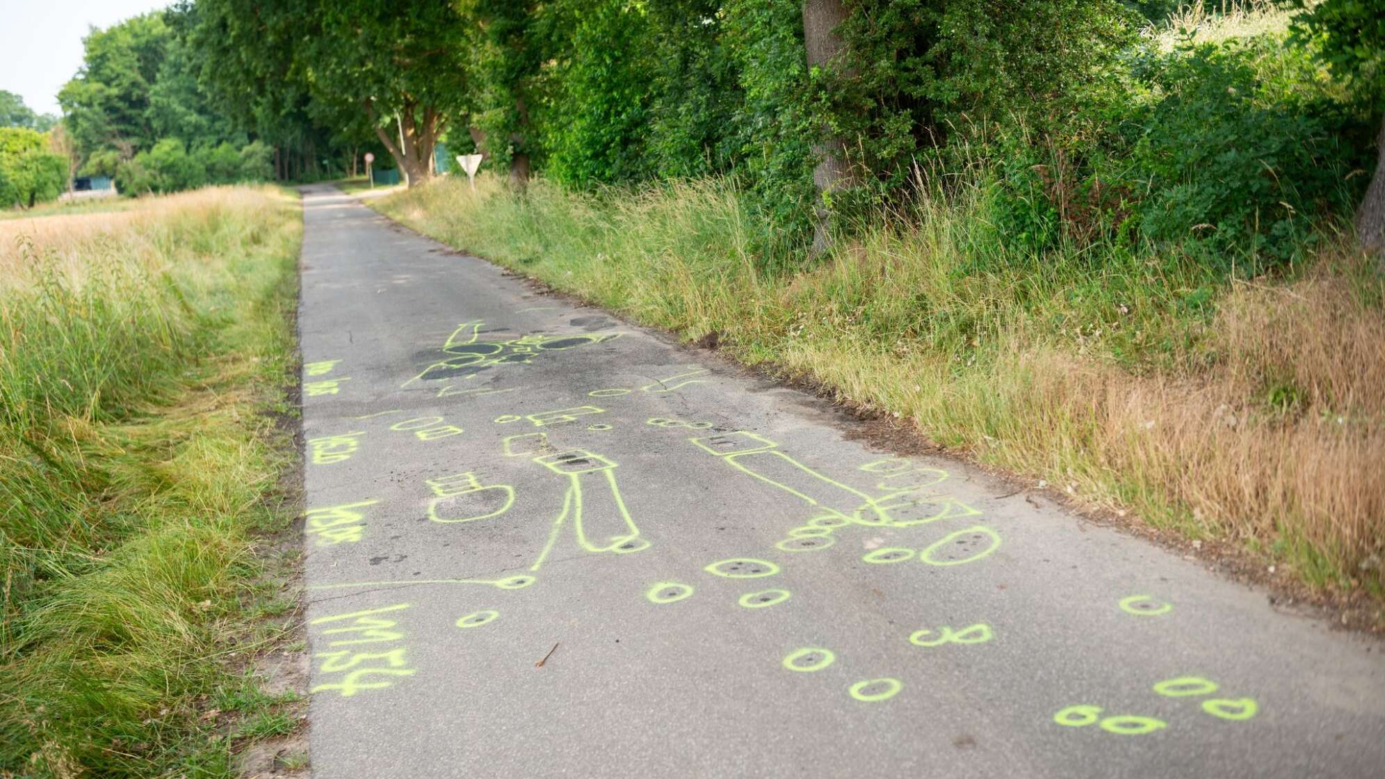 Nach dem Radladerunfall