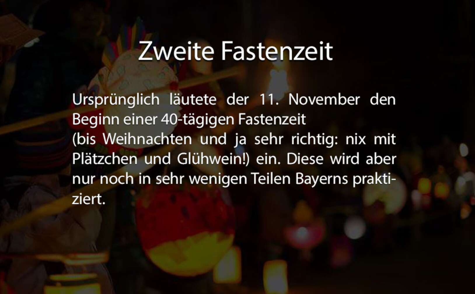 Zweite Fastenzeit