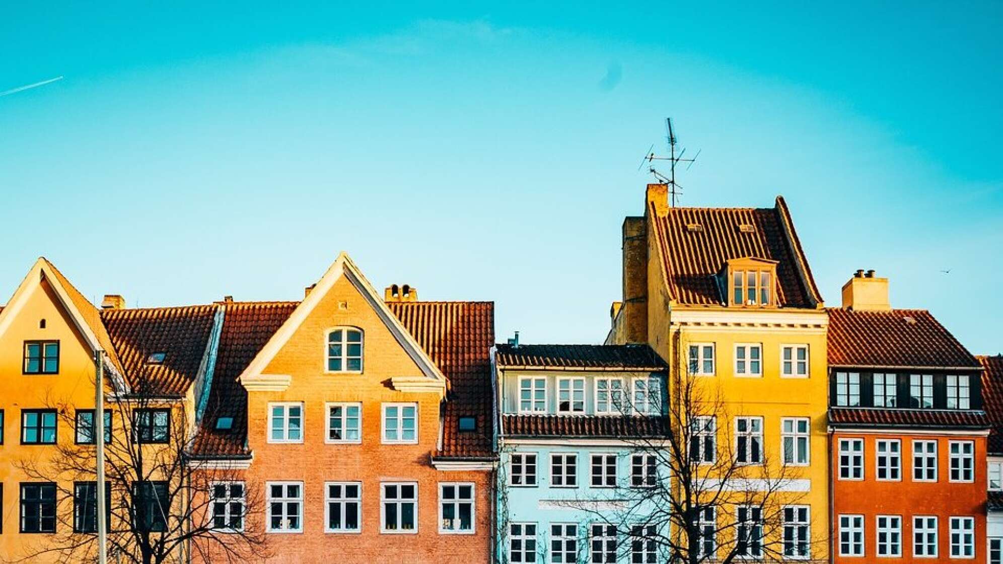 Häuser in Copenhagen, Dänemark