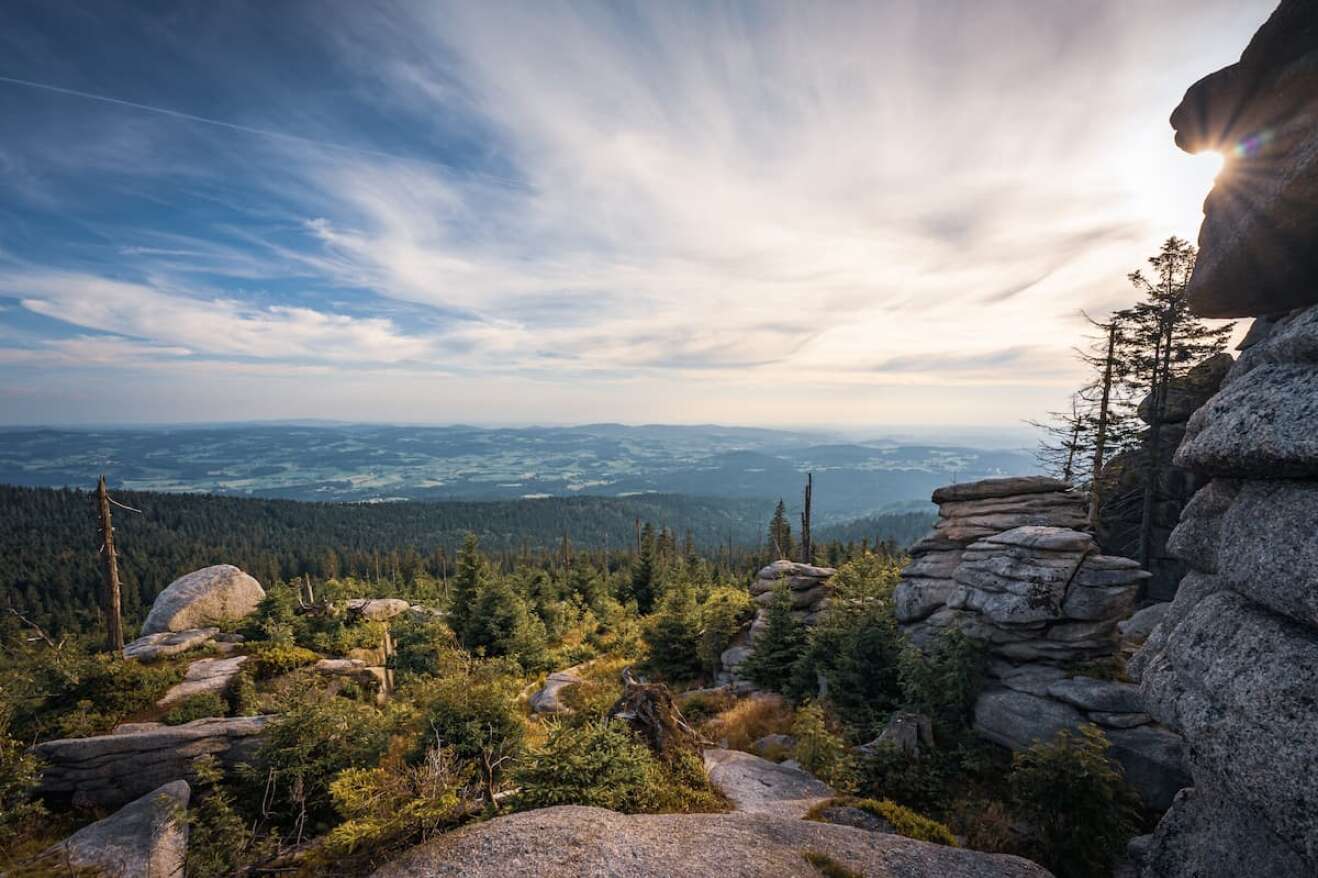 Aussichtspunkt im Bayerischen Wald