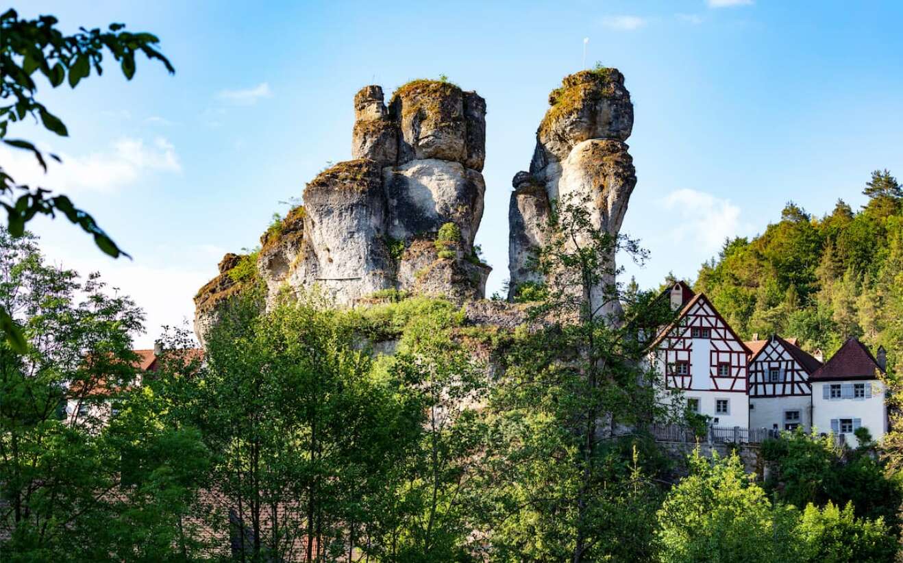 Hügel in der fränkischen Schweiz