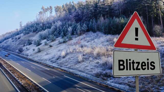 Rutschpartie in Bayern: Schnee und Blitzeis kommen