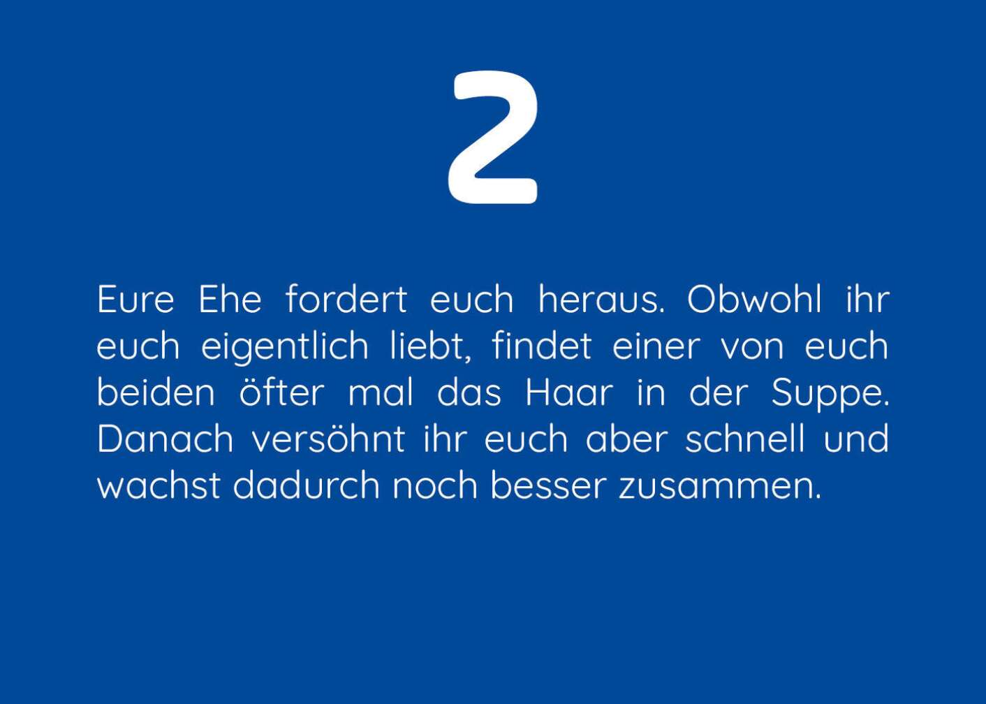 Hochzeitszahl 2