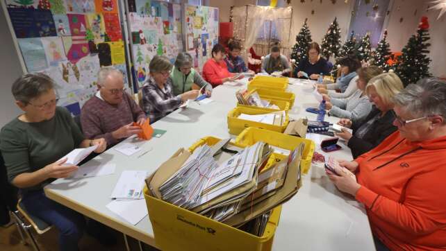 Briefe ans Christkind: Weihnachtspostamt eröffnet
