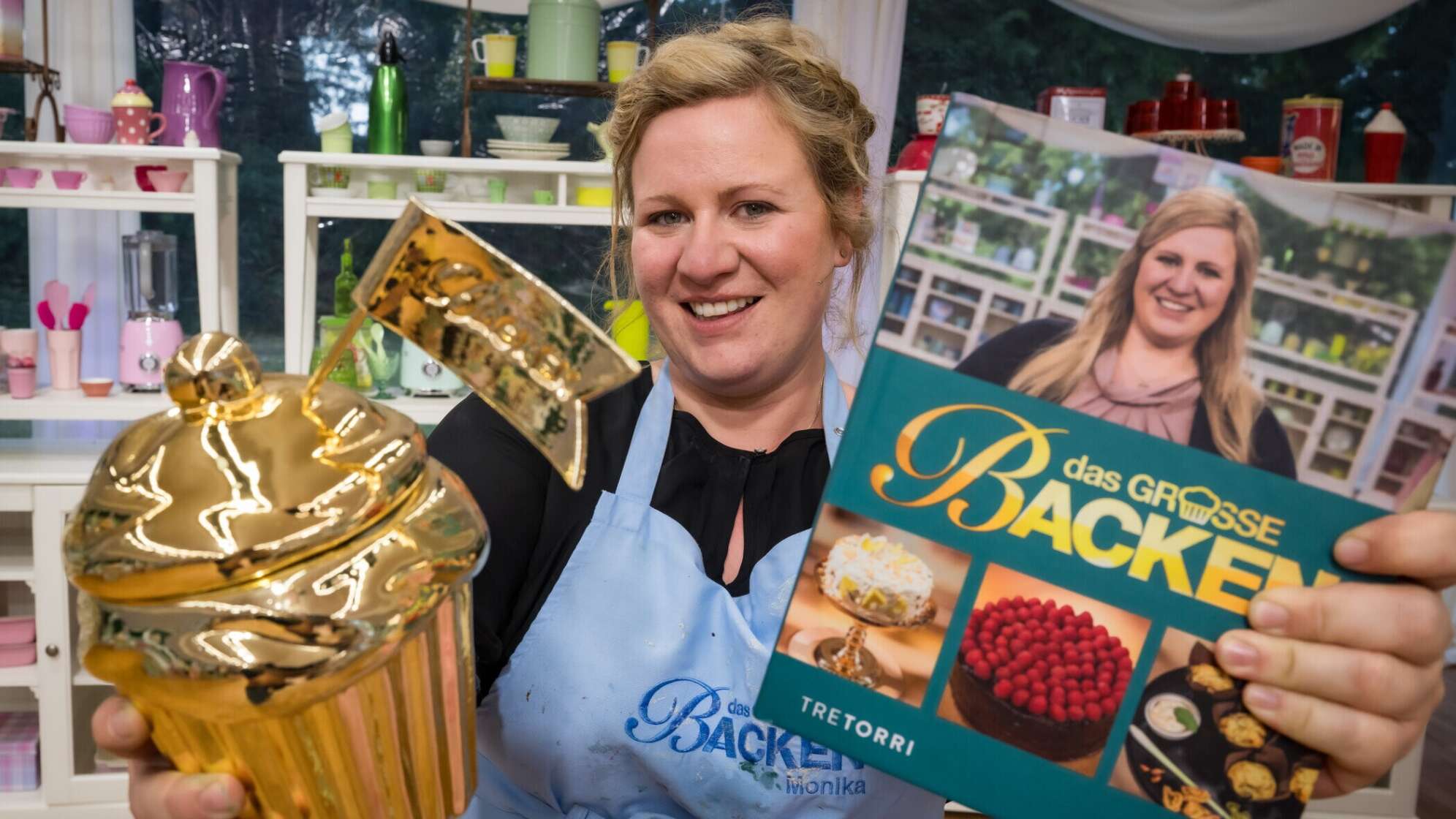 Monika bei Das große Backen
