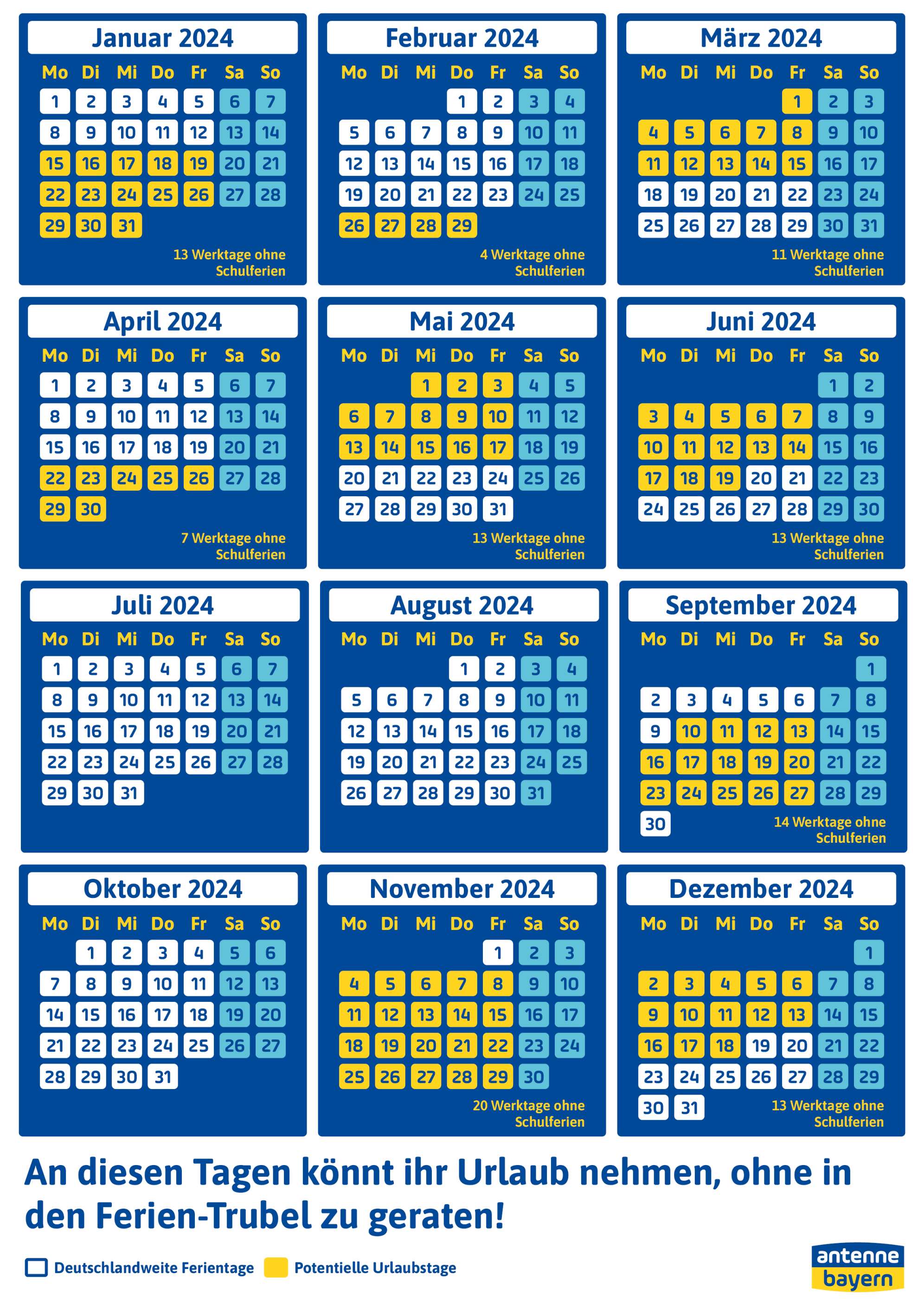 Ferienfrei in Deutschland Der perfekte Urlaubsplaner zum Sparen