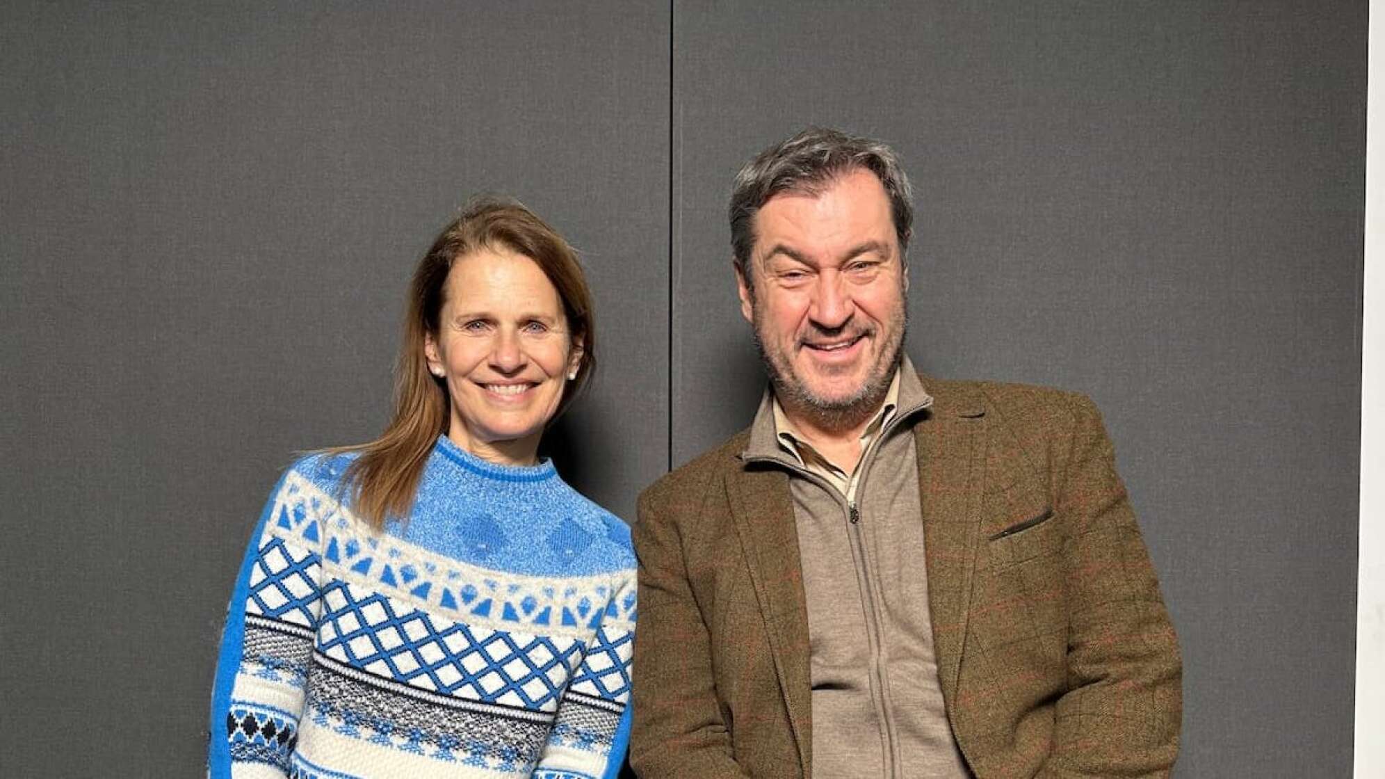 Sonntagsfrühstück Kathrin-Müller Hohenstein Markus Söder