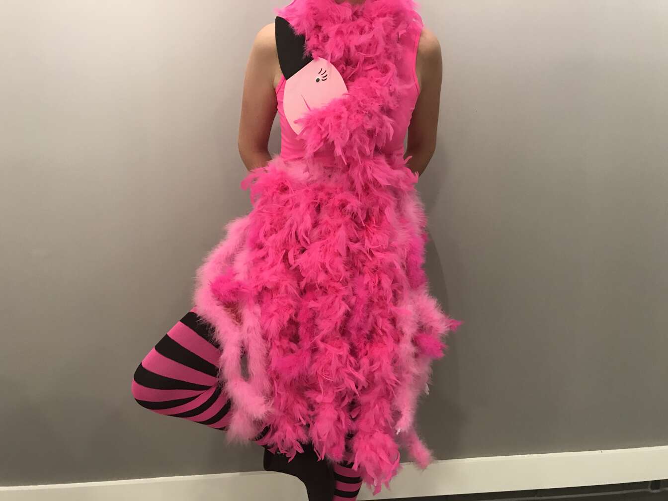 Flamingo Kostüm Anleitung