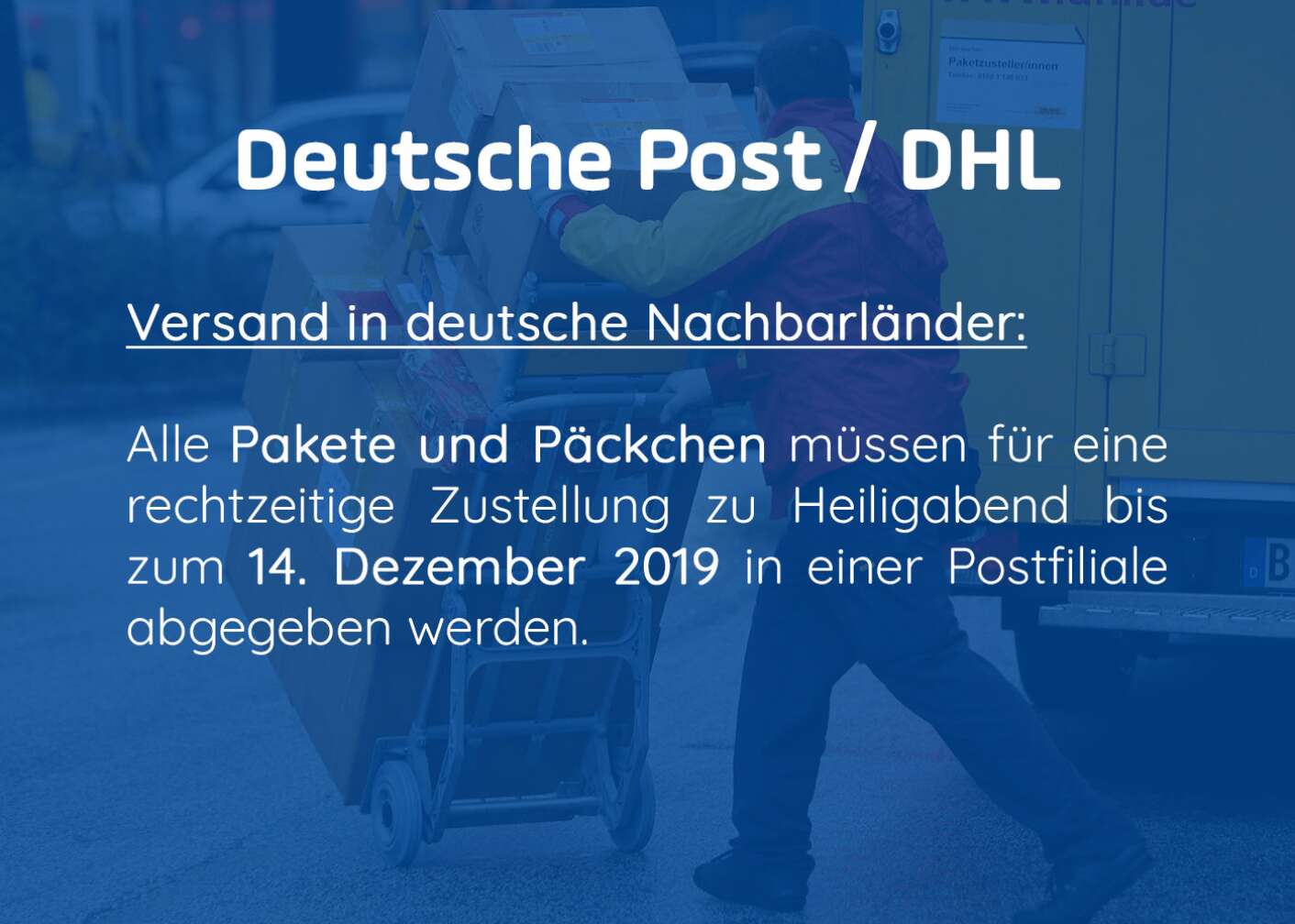 Deutsche Post Paketfrist Text