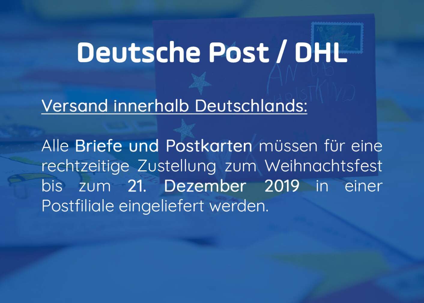 Deutsche Post Post Frist Text