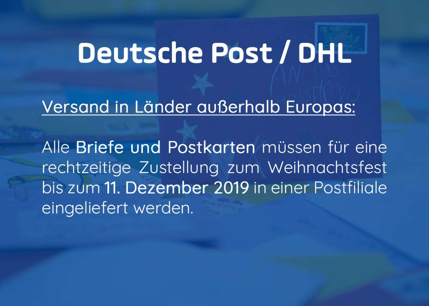 Deutsche Post Post Frist Text