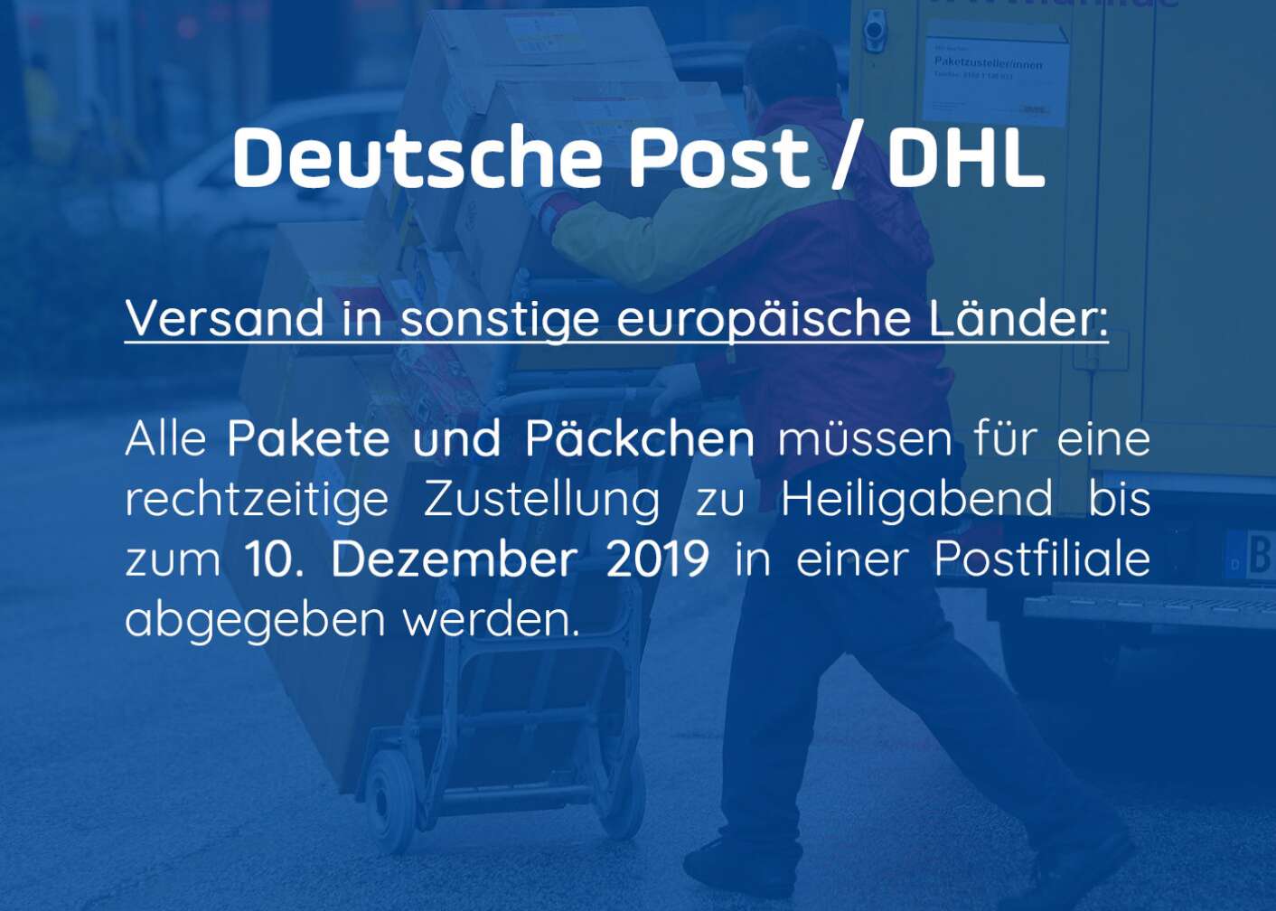 Deutsche Post Frist Text