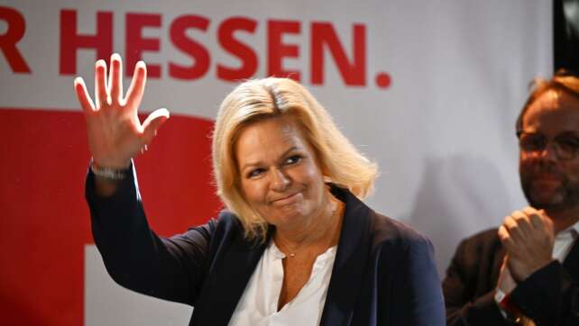 Faeser begründet Rückzug vom SPD-Landesvorsitz in Hessen