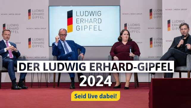Ludwig-Erhard-Gipfel 2024: TV-Arena der Parteichefs