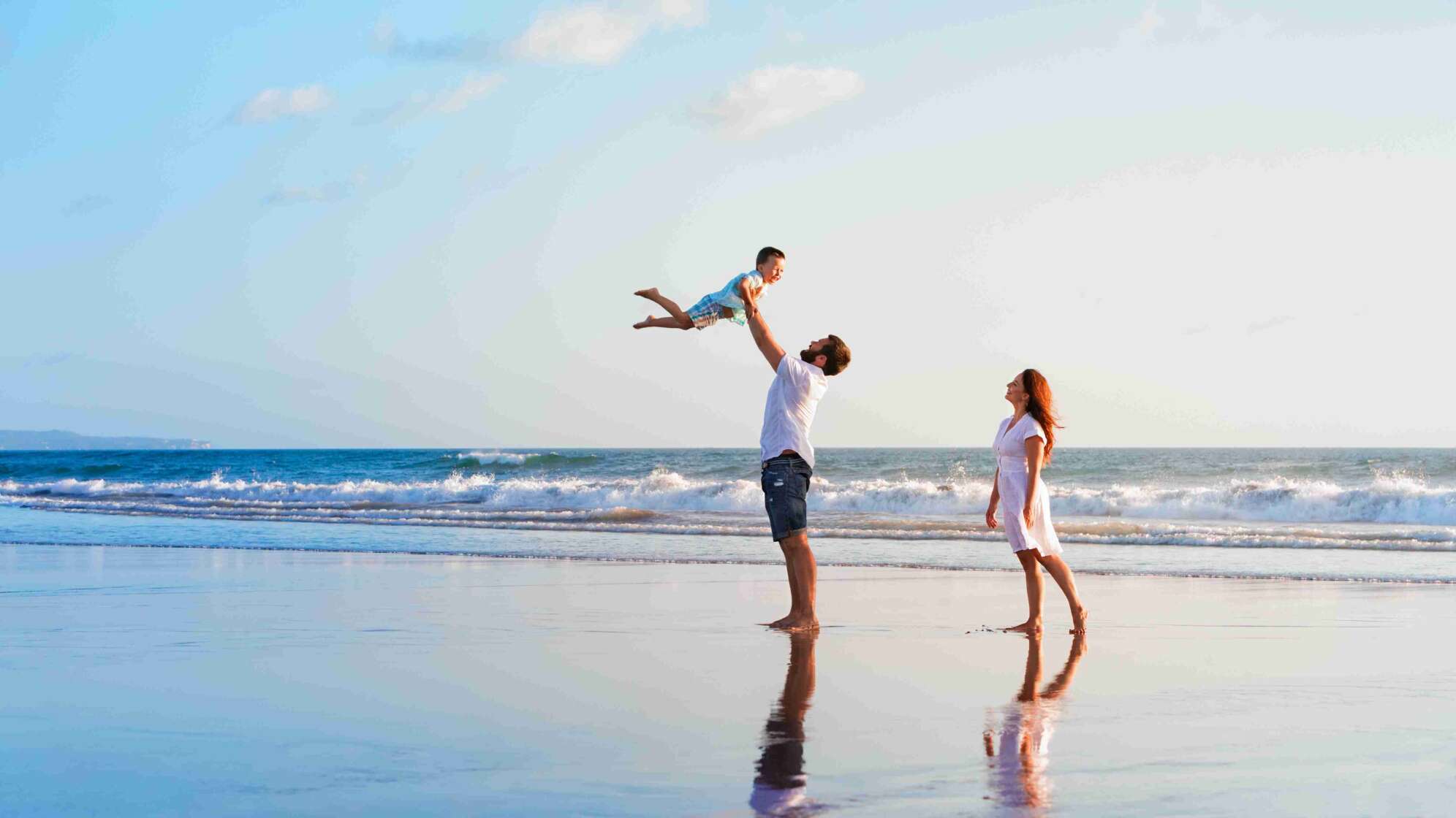 Familie am Meer