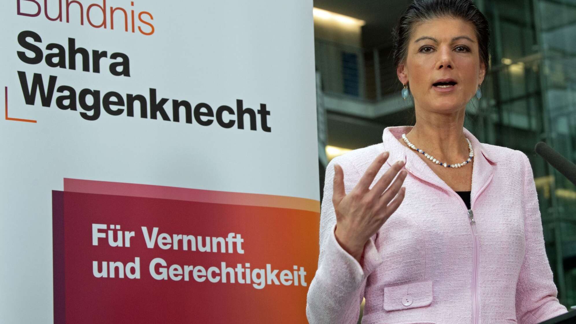 BSW-Parteichefin Sahra Wagenknecht