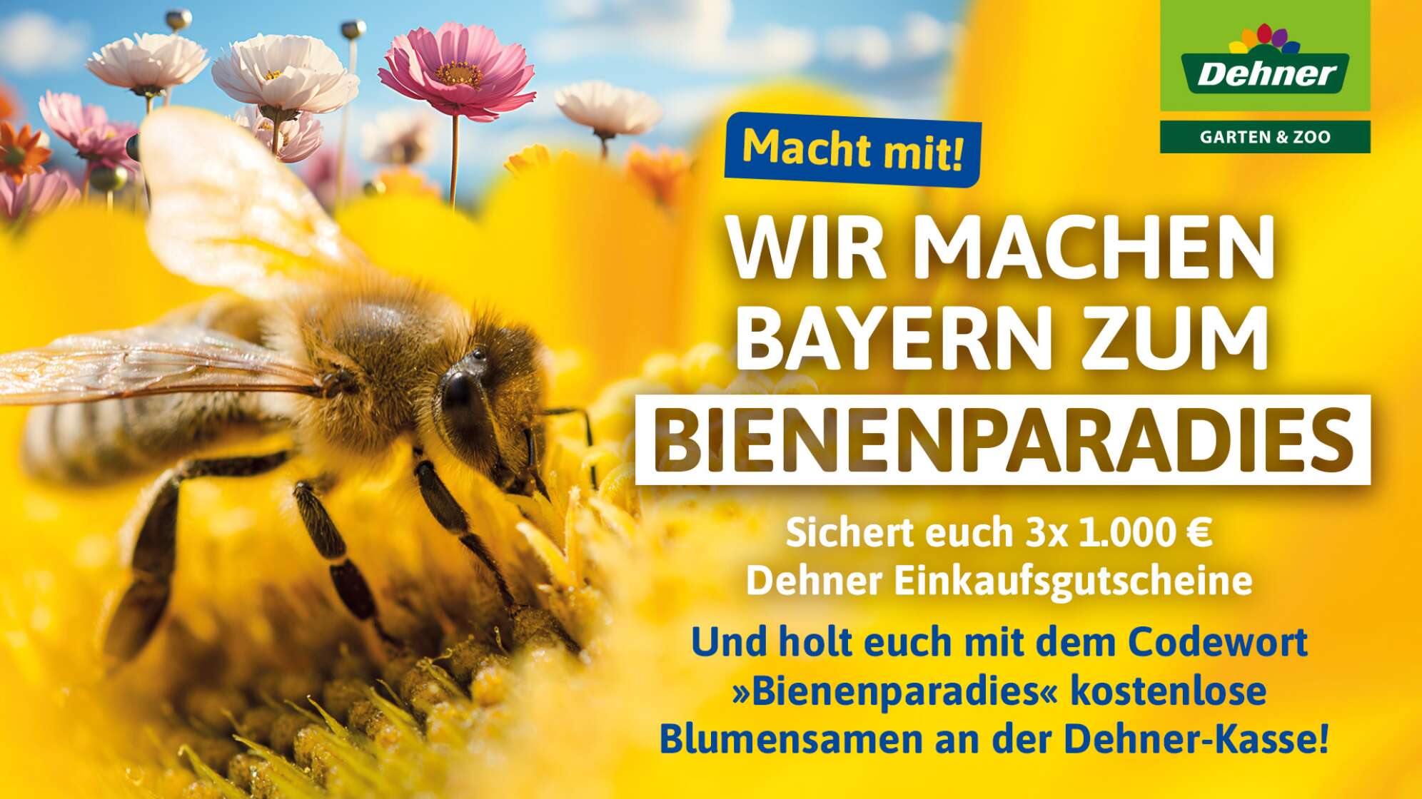 Wir machen Bayern zum Bienenparadies