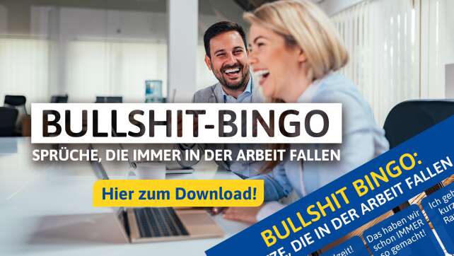 Bullshit-Bingo für die Arbeit