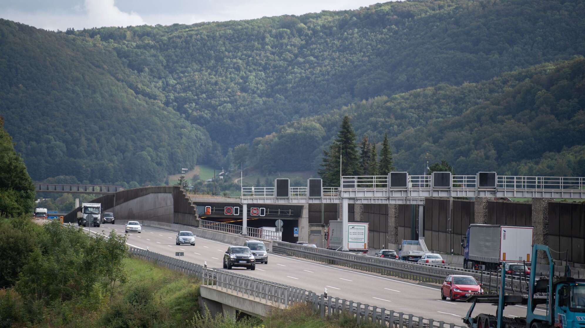 A8-Tunnel an zwei Nächten gesperrt
