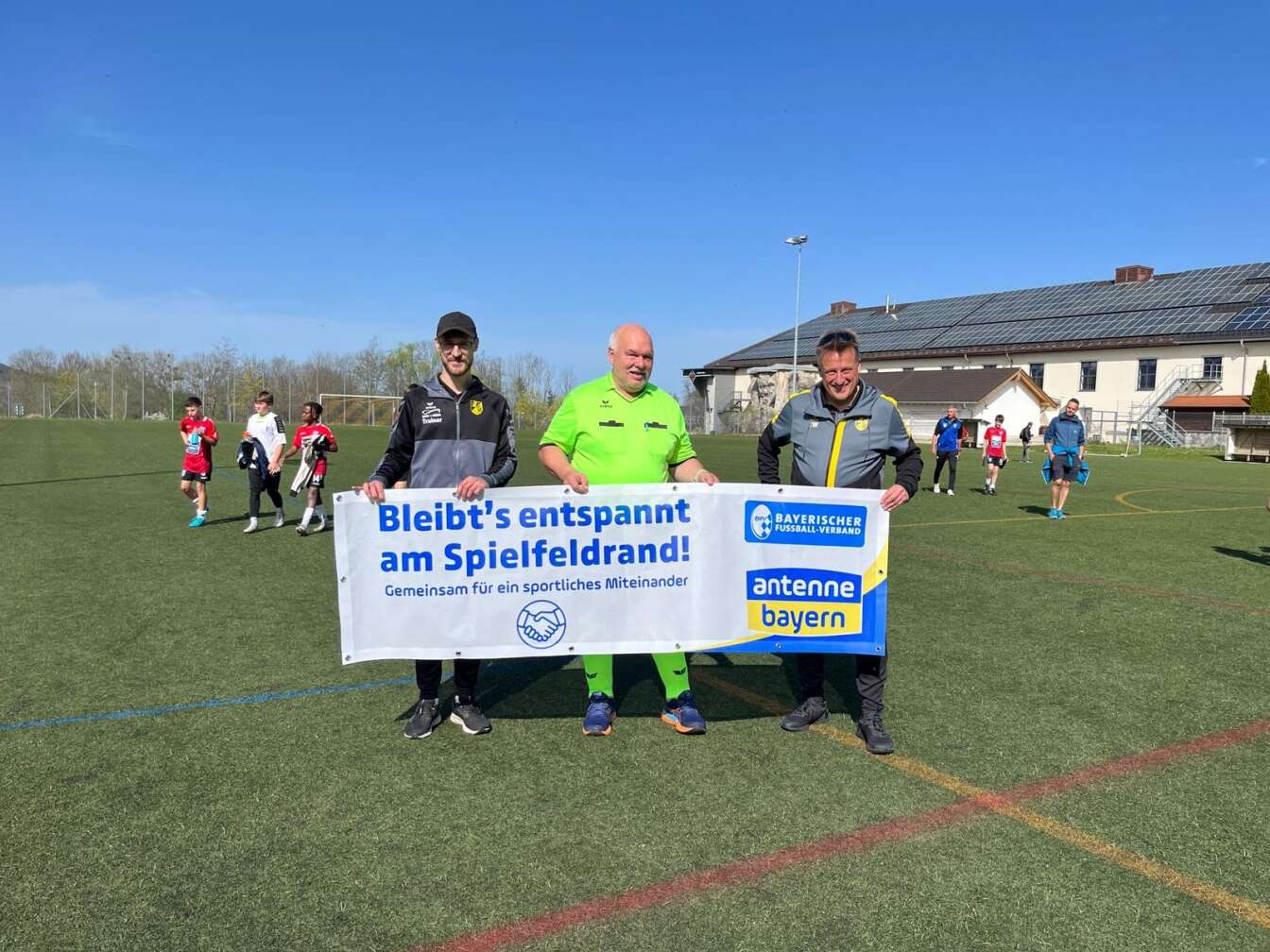 Bleibt's entspannt am Spielfeldrand