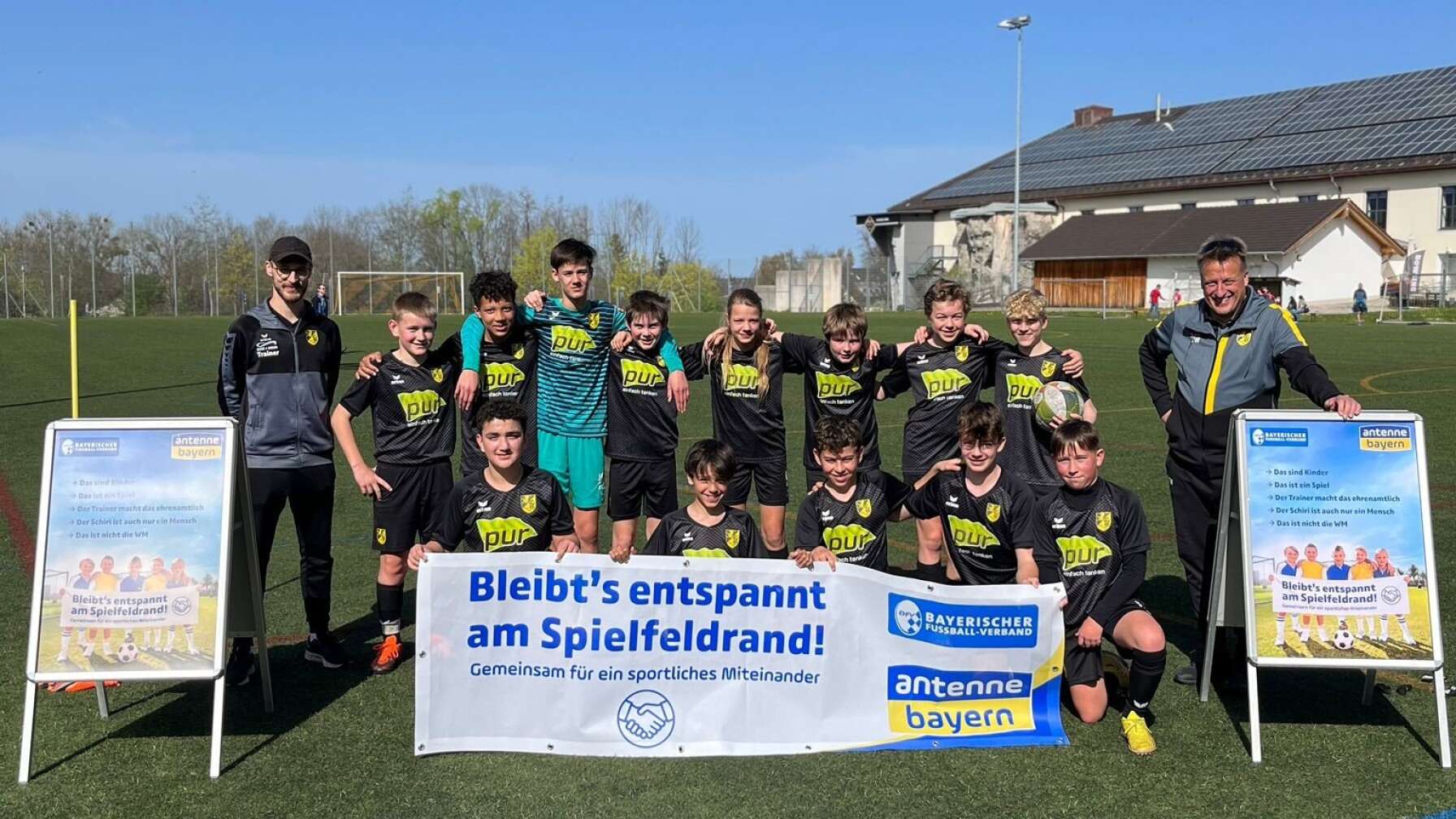 Bleibts entspannt am Spielfeldrand