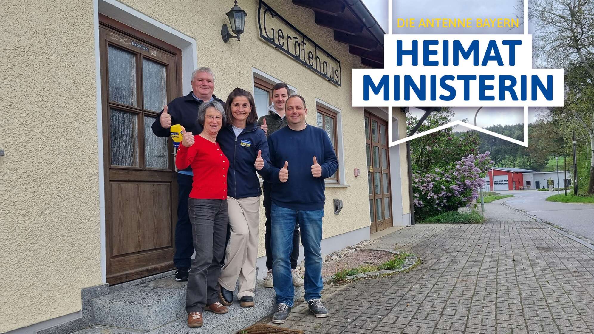Heimatministerin Vom Feuerwehrhaus zum Vereinsheim