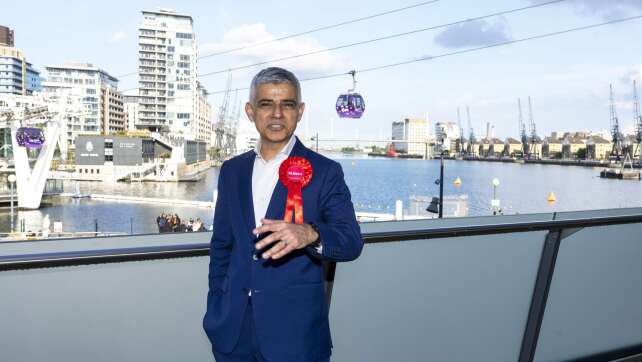 Bürgermeister Khan in London wiedergewählt