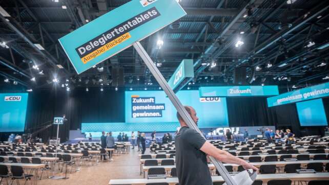 CDU-Parteitag beginnt - Wiederwahl von Merz