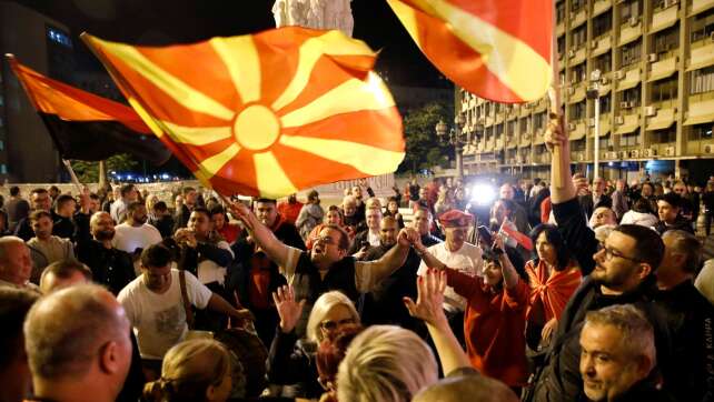 Rechte Opposition in Nordmazedonien feiert Machtwechsel