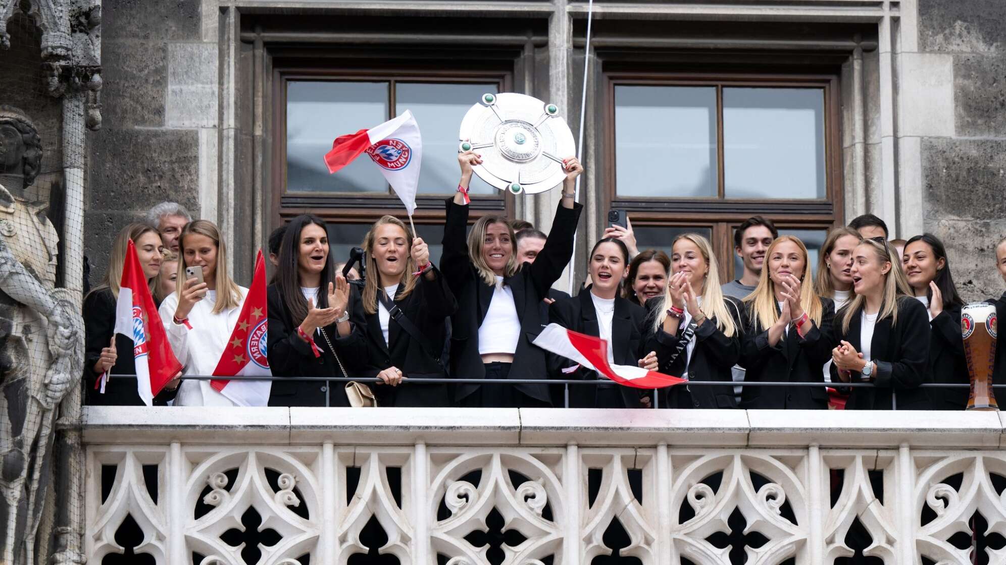 Empfang FC Bayern München im Rathaus
