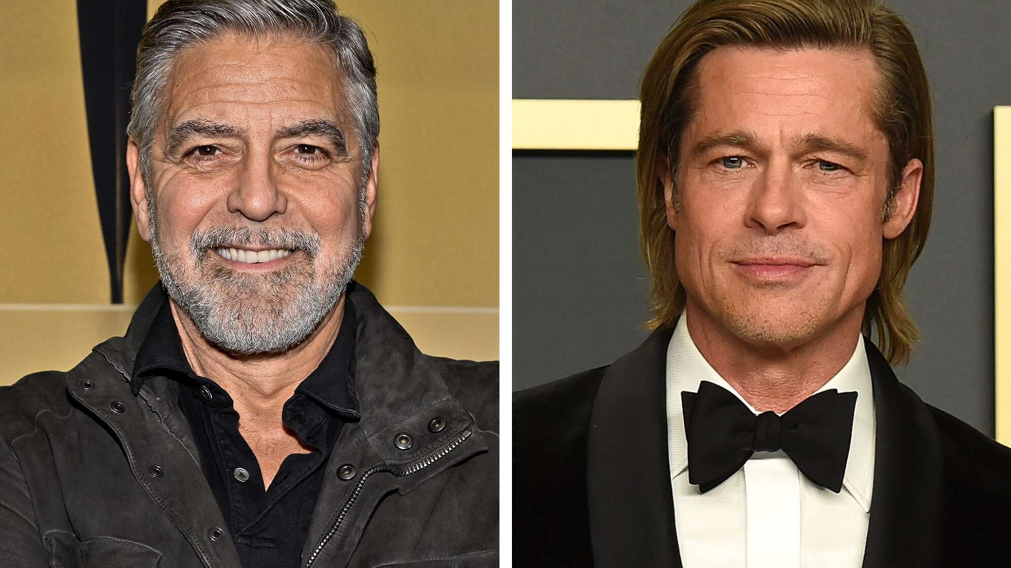 George Clooney und Brad Pitt