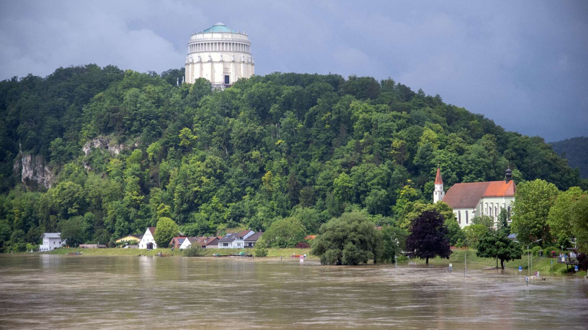 Hochwasser in Bayern - Kelheim